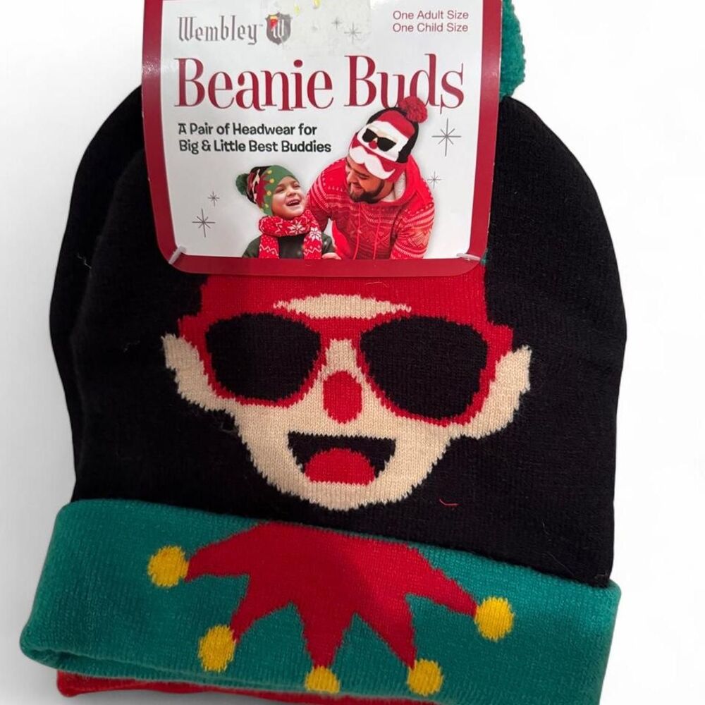 Wembley Beanie Hats Adult & Child Christmas